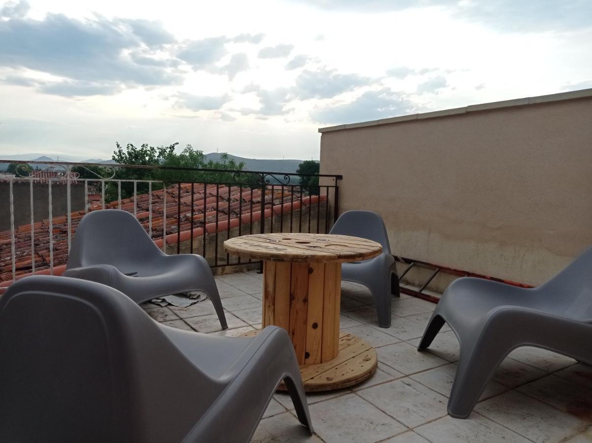 Maison De Charme Avec Patio Et Terrasse De Toit Estagel Ngoại thất bức ảnh